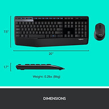 Load image into Gallery viewer, Logitech MK345 Wireless Combo Full-Sized Keyboard with Palm Rest and Comfortable Right-Handed Mouse, 2.4 GHz Wireless USB Receiver, Compatible with PC, Laptop
