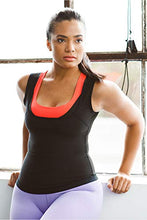 Load image into Gallery viewer, Sweat Shaper Women's Premium Workout Tank Top Slimming Polymer Sauna Vest (Small-Medium, Black)
