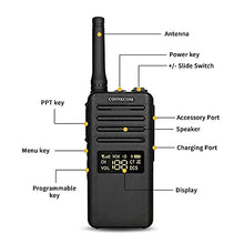 Load image into Gallery viewer, CONNECOM Two Way Radio - Digital &amp; Analog Walkie Talkies for Adults, Rugged 2 Way Radio Rechargeable Business Walky Talky Suitable for Shop, Hotel, Warehouse, Restaurant, CEducation GD700 4 Pack
