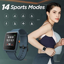 Load image into Gallery viewer, Amazfit Bip S Lite Smart Watch Fitness Tracker for Men, 30 Days Battery Life, 1.28”Always-on Display, 14 Sports Modes, Heart Rate &amp; Sleep Monitor, 5 ATM Waterproof, for Android Phone iPhone(Blue)
