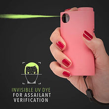 Load image into Gallery viewer, Guard Dog Self-Defense Kit w/Red Pepper Spray &amp; Stun Gun w/Flashlight, up to 16 ft, 175 Lumens, Rechargeable Battery, Safety Switch, USB Charging Cord (Pink)
