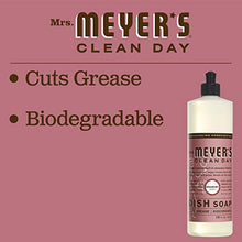 Load image into Gallery viewer, Mrs. Meyer's Clean Day Dishwashing Liquid Dish Soap, Cruelty Free Formula, Rosemary Scent, 16 oz - Pack of 6
