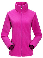 Load image into Gallery viewer, AbelWay Women&#39;s Mountain Waterproof Windproof Fleece 3 in 1 Jacket Ski Hooded Rain Coat(Purple,XS)
