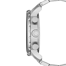 Load image into Gallery viewer, Fossil Men's Nate Quartz Stainless Steel Chronograph Watch, Color: Silver (Model: JR1353)
