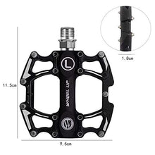 Load image into Gallery viewer, Lahien Pedals Mountain Bike, MTB Road Bike 9/16" Sealed Bearing Lightweight Aluminum Alloy Platform Bicycle Metal Pedals Cycling Flat Pedal for BMX/MTB
