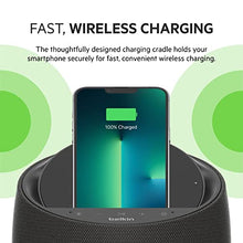 Load image into Gallery viewer, Belkin SoundForm Elite Hi-Fi Smart Speaker + Wireless Charger (Alexa Voice-Controlled Bluetooth Speaker) Sound Technology by Devialet (Black)
