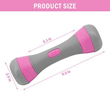 Load image into Gallery viewer, Vivitory Adjustable Dumbbells Set for Women, 4.4lb /6.6lb /8.8lb Weight Options, Dumbbells Weight Pair(Set of 2), Non-Slip Neoprene Hand, All-Purpose, Exercise Dumbbells for Home, Office, Gym (Pink)
