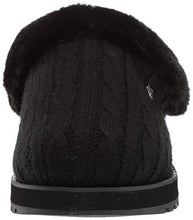 Load image into Gallery viewer, Skechers BOBS Women's Keepsakes Ice Angel Slipper, Black/Black, 6.5 M US
