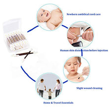 Load image into Gallery viewer, 150 Individually Wrapped- Iodine Q Tips Swabs Solution Filled| First Aid Swabsticks for Nasal Ears Bruise Travel
