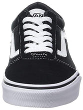 Load image into Gallery viewer, Vans Men's Low-Top Sneakers, Black Suede Canvas Black White C24, 9 UK
