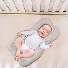 Load image into Gallery viewer, MASCARRY Portable Newborn Baby Head Support, Baby Bed Mattress, Infant Sleep Positioner, Untra Soft and Breathable Baby Bed Pillow for Newborn Baby and Infant, Infant Co Sleeper (Beige)
