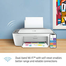 Load image into Gallery viewer, HP DeskJet 2755 Wireless All-in-One Printer, Mobile Print, Scan &amp; Copy, HP Instant Ink Ready, Works with Alexa (3XV17A)
