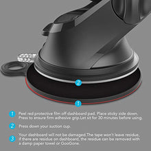 Load image into Gallery viewer, Replacement Suction Cup Mount Part, with Replacement Dashboard Pad Disc, 17.2mm Ball Joint Suction Cup with Adhesive Mounting Disk for Phone Mount Phone Holder, Magnetic Mount, Windshield/GPS

