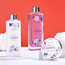 Load image into Gallery viewer, Bath Gift Set for Women - Luxurious 8 Pcs Bath Set with Jasmine Scented, Includes Bubble Bath, Shower Gel, Milk Lotion &amp; Butter and More, Perfect Women Gifts
