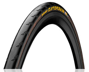 Continental GatorSkin Bike Tire Set of 2 Foldable Bicycle Tires - with Bike Tube Inner Tube Set of 2 Presta Bicycle Tubes (Tire Size 700 x 32mm, Tube Size 60mm)