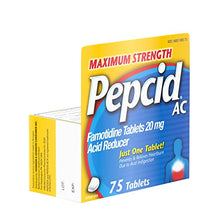 Load image into Gallery viewer, Pepcid AC Maximum Strength for Heartburn Prevention &amp; Relief, 75 ct

