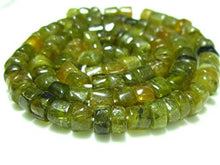 Load image into Gallery viewer, BEADS GEMSTONE Green Tourmaline Smooth Wheels- 14 Inch Long Strand -Stones measure- 4-5mm Code-HIGH-5965
