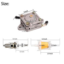Load image into Gallery viewer, 10L0L Golf Cart Fuel Pump Impulse Kit for Club Car DS Precedent 1984-up Gas with 290FE 350FE Kawasaki Engine, Replace OEM 1014523 1014524
