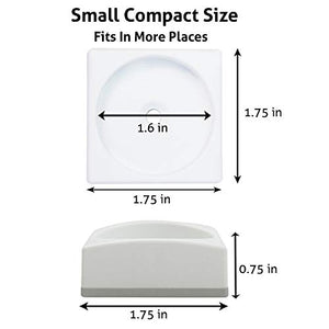 Wall Nanny Mini - Baby Gate Wall Protector (4 Pack - Made in USA) for Dog & Pet Gates - Small Low-Profile Saver - Perfect in Doorways - Cups Protect & Guard Walls from Kid Child Safety Pressure Gates