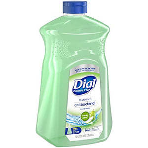 Dial Complete Antibacterial Foaming Hand Soap, Fresh Pear, 52 Ounce Refill