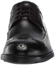 Load image into Gallery viewer, Clarks mens Wingtip Oxford, Black Leather, 13 US
