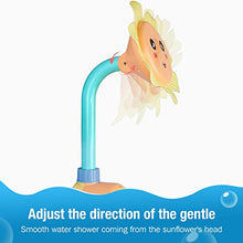Load image into Gallery viewer, KINDIARY Baby Bath Shower Toy for Toddlers, Battery Operated Sunflower Water Squirt Shower Faucet and Bathtub Water Pump for Infants
