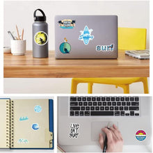 Load image into Gallery viewer, Surf Stickers Pack 100Pcs, Beach Waterproof Vinyl Stickers for Laptop Surfboard Hydroflask Water Bottles, Surfing Stikers for Teens Girls
