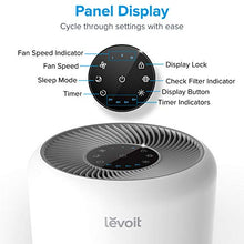Load image into Gallery viewer, LEVOIT Air Purifier for Home Allergies Pets Hair Smokers in Bedroom, H13 True HEPA Air Purifiers Filter, 24db Quiet Air Cleaner, Remove 99.97% Smoke Dust Mold Pollen for Large Room, Core 300, White
