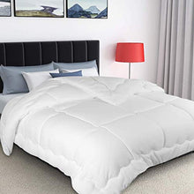 Load image into Gallery viewer, ONENICE All Season 88 by 88 Inches Queen Hypoallergenic Down Alternative Comforter Reversible Quilted Duvet Insert with Corner Tabs，Winter Warm Soft Fluffy &amp; Lightweight

