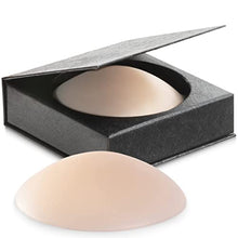 Load image into Gallery viewer, NIPPIES Nipple Cover - Matches Breast Skin Tone - Sticky Adhesive Silicone Nipple Pasties - Reusable Pasty Nipple Covers for Women with Travel Box Crème

