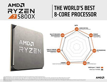 Load image into Gallery viewer, AMD Ryzen 7 5800X 8-core, 16-Thread Unlocked Desktop Processor
