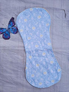 6 Sets of Colorful unique Flannel burp cloths, Baby Girls Burp Cloth, Terry Cloth Burp Rags
