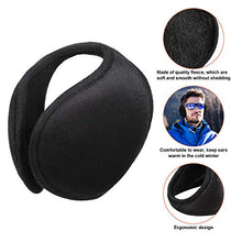 Load image into Gallery viewer, 4 Pieces Ear Muffs For Winter Ear Warmer Ear Covers Behind The Head Ear Muffs for Men Women Outdoor (Black, Grey, Dark Blue, Brown)
