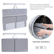 Load image into Gallery viewer, beiens Bath Kneeler and Elbow Rest Pad, 1.5&#39;&#39; Thick Quickly Dry Kneeling Pad and Elbow Support for Knee &amp; Arm Support Large Bathtub Kneeling Mat with Toy Organizer for Happy Baby Bathing Time (Grey)
