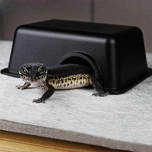 OMEM Reptile Hideout Box, Hideout Caves, Small Animal Hideaway (M)