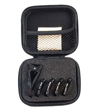 Load image into Gallery viewer, ORPHEK LENS – 2020 Kit for Smartphones – 4 Included: Macro, CPL 37mm Polarized, 15,000k Orange, 20,000k Yellow – For ALL smartphone models: iphone, samsung, huawei, google pixel, tablets and more!
