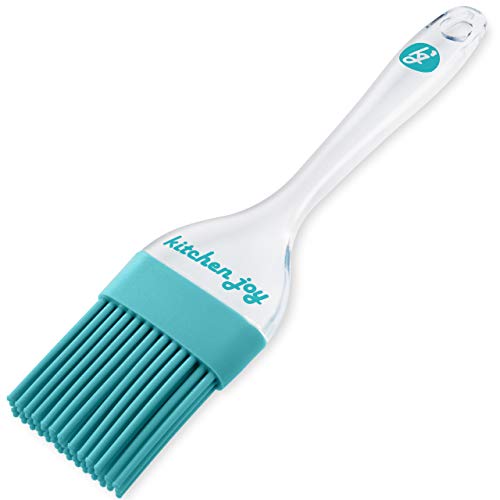 Teal Silicone Pastry Brush for Cooking and Baking, Basting Brush for Oil and Sauce , BBQ Grill Brush Kitchen Joy - Ideal as Turkey Baster, Cooking Brush & Food Pastry Brush for Baking
