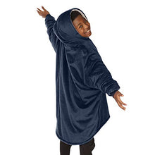 Load image into Gallery viewer, THE COMFY Original JR | The Original Oversized Sherpa Wearable Blanket for Kids, Seen On Shark Tank, One Size Fits All
