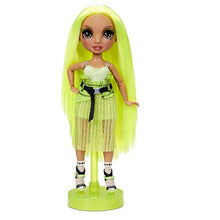 Load image into Gallery viewer, Rainbow High Karma Nichols – Neon Green Fashion Doll with 2 Doll Outfits to Mix &amp; Match and Doll Accessories, Great Gift for Kids 6-12 Years Old
