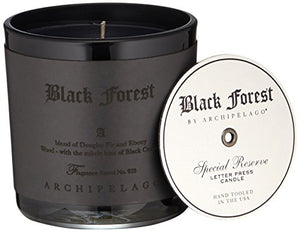 Archipelago Botanicals Black Forest Letter Press Candle