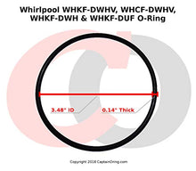 Load image into Gallery viewer, Captain O-Ring - (3 Pack) Replacement O-Rings for Whirlpool WHKF-DWHV, WHKF-DWH &amp; WHKF-DUF Water Filter Housing
