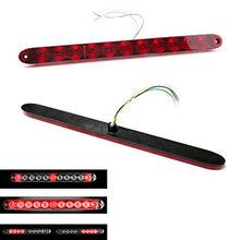 Load image into Gallery viewer, iJDMTOY 15-Inch Truck Trailer Tailgate Red LED ID Light Bar Compatible With Chevrolet Dodge Ford GMC Nissan Toyota etc, Functions as Tail Light, Brake Lamp &amp; Turn Signal Lights, Dark Red Lens
