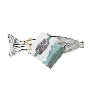 Foster & Rye Stainless Steel Trout Flask, Metallic, 4 oz