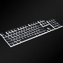 Load image into Gallery viewer, Havit Keycaps 60 87 104 Double Shot Backlit PBT Pudding Keycap Set with Puller for DIY Cherry MX RGB Mechanical Keyboard (Black)
