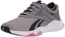 Load image into Gallery viewer, Reebok Women's HIIT Training Shoe Cross Trainer, gravity Grey/Black/Proud Pink, 5 M US
