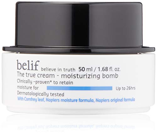 Belif the True Cream Moisturizing Bomb | Moisturizer for Dry Skin | Face Cream, Hydration, Clean Beauty, 1.68 Fl Oz (Pack of 1)