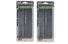 Load image into Gallery viewer, Dixon Ticonderoga Wood-Cased  Number 2 Pencils, Pre-Sharpened, Box of 10, Black (13915) (Pack of 2)
