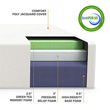 Load image into Gallery viewer, Best Price Mattress 12 Inch Memory Foam Mattress, Calming Green Tea Infusion, Pressure Relieving, Bed-in-a-Box, CertiPUR-US Certified, Queen
