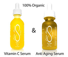Load image into Gallery viewer, 100% Organic Vitamin C Serum Face Oil – Premium 2 oz. by Cutis Sanus – Natural Advanced Skin Care Anti Aging Serum, For Dark Spots, Wrinkles &amp; Fine Lines, Oily Skin &amp; Acne Treatment, Collagen Boost
