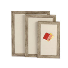 Load image into Gallery viewer, DesignOvation Beatrice Framed Pinboard, 23X29, Rustic Brown
